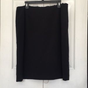 Classic Black Pencil Skirt 16W
